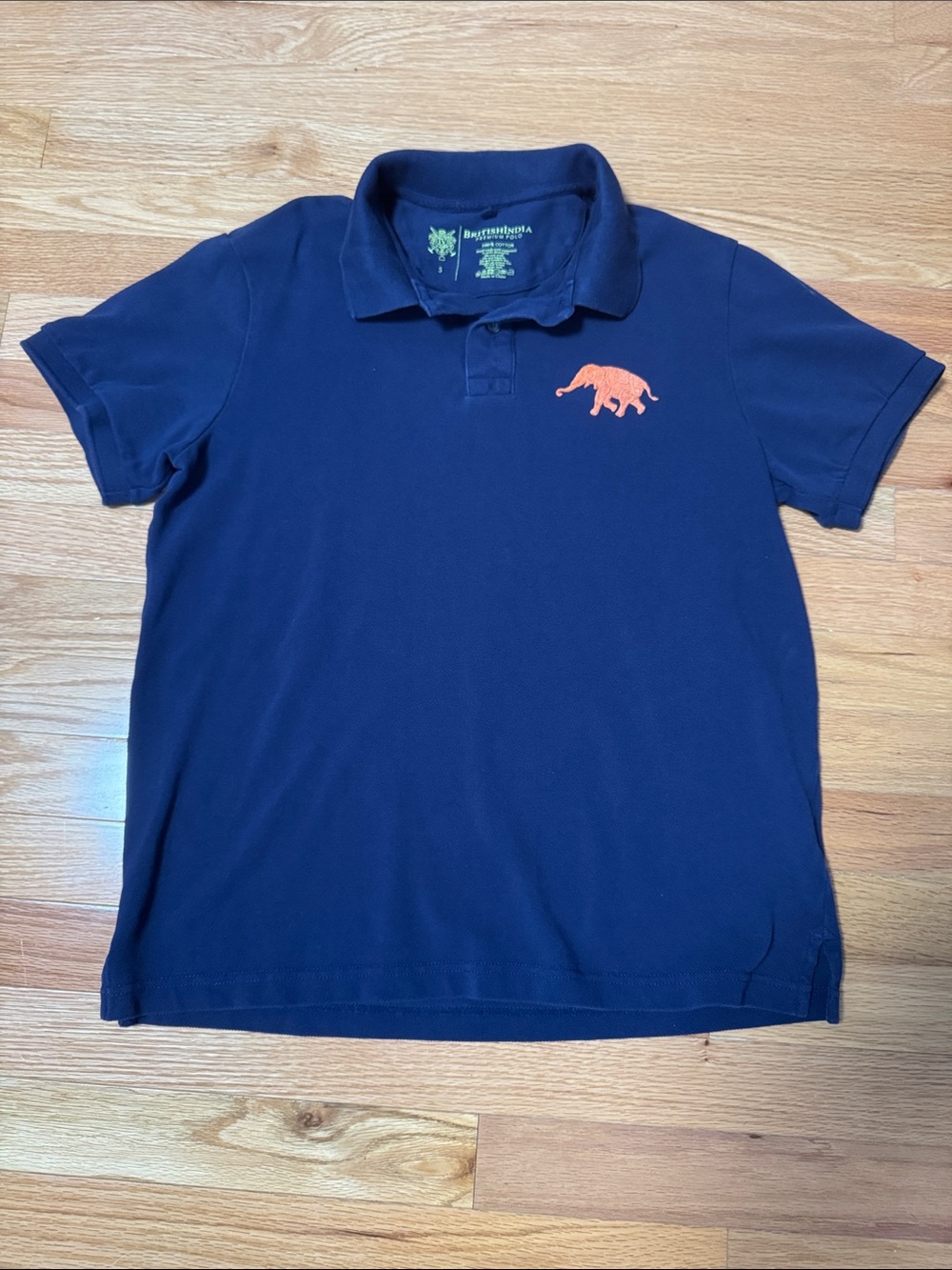 British India Premium Boys 2-button Polo Size Small